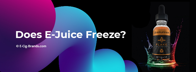 does e-juice and vape liquid freeze