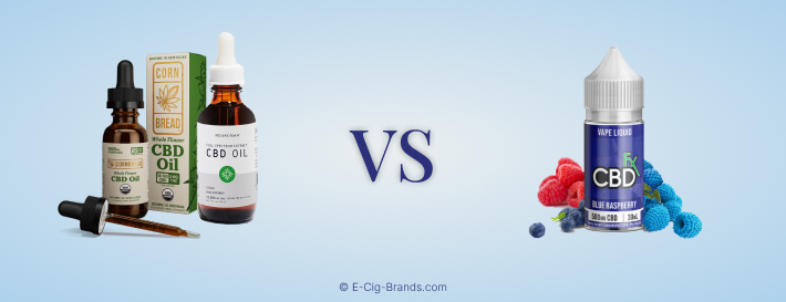 CBD Oil vs. CBD Vape Juice